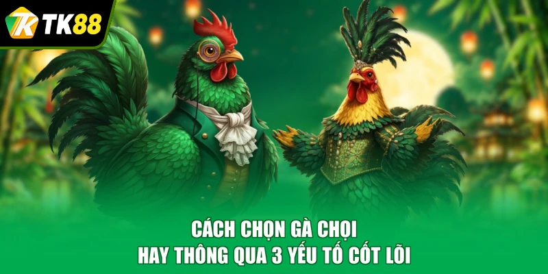 cách chọn gà chọi hay
