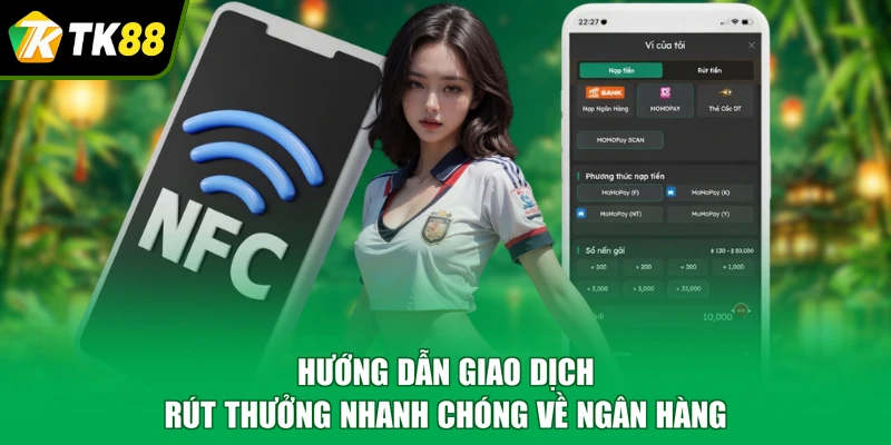 Hướng dẫn giao dịch rút thưởng nhanh chóng về ngân hàng